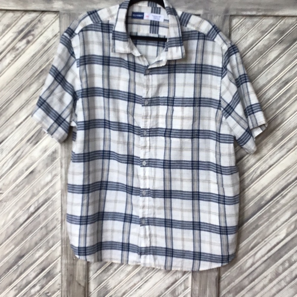 EUC Old Navy Sh Slv Linen Shirt
